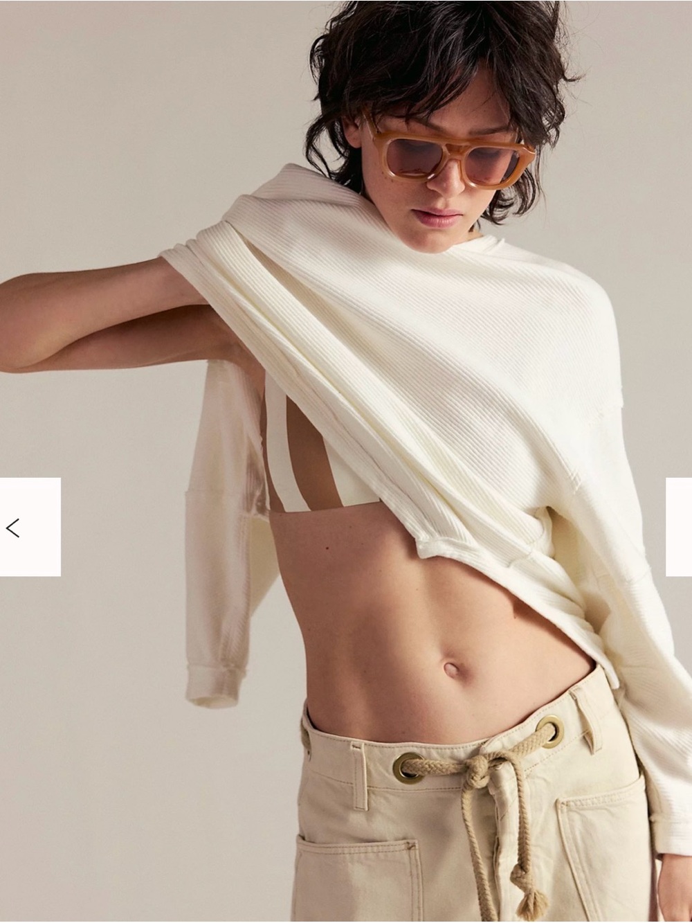 Free People Cream Pullover - Picture 2 of 9